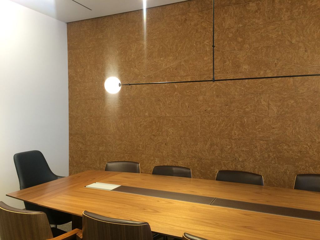 Dark Cork Wall and Ceiling Tile Squares