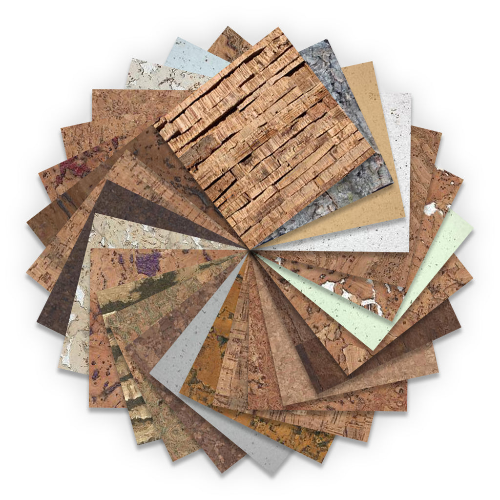 Cork Wall Tile Sample Set - Free Shipping