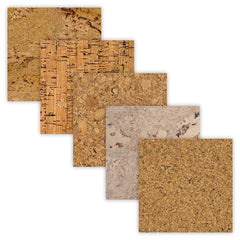 European White Cork Tiles for Walls